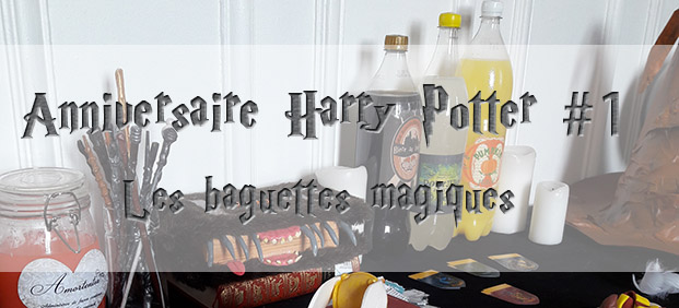 Cadeaux de rentrée Harry Potter – les baguettes magiques – Tuto