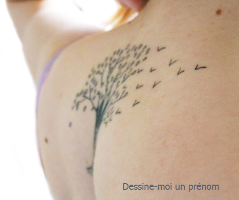 Un tatouage arbre de vie sur mesure