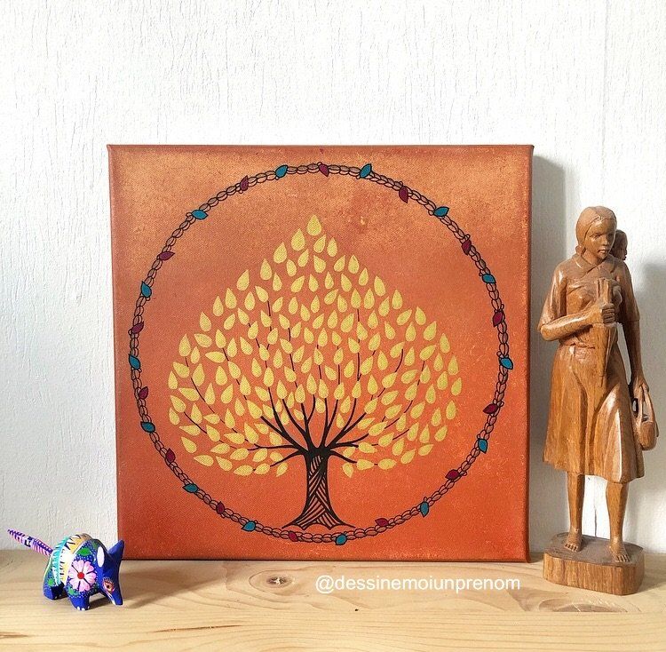 Tableau arbre de méditation