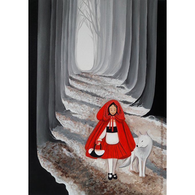 Carte - Le petit chaperon rouge