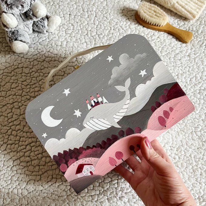 Coffret souvenirs de naissance rose
