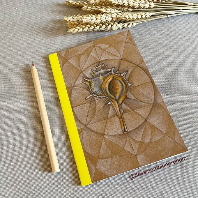 Carnet d'écriture et de poésie dessiné  Murex
