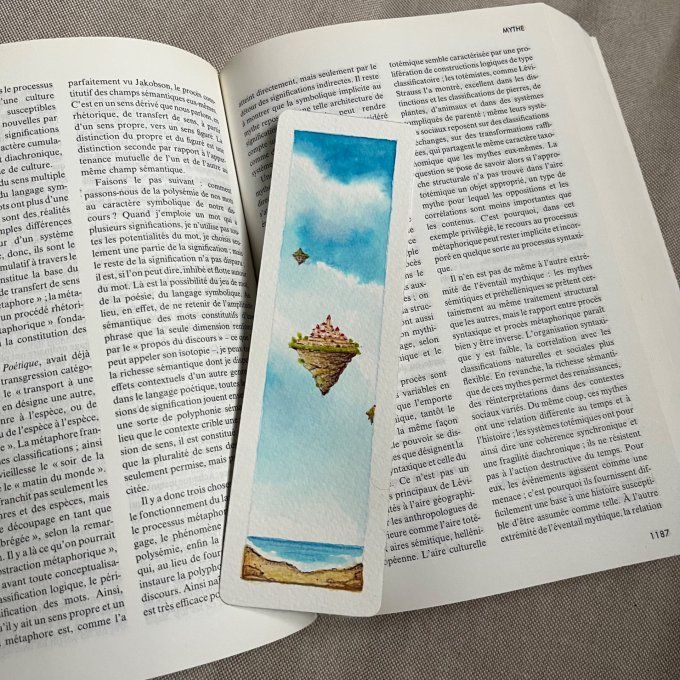 Marque pages L’île 