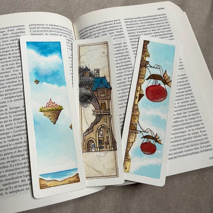 Marque pages L’île 