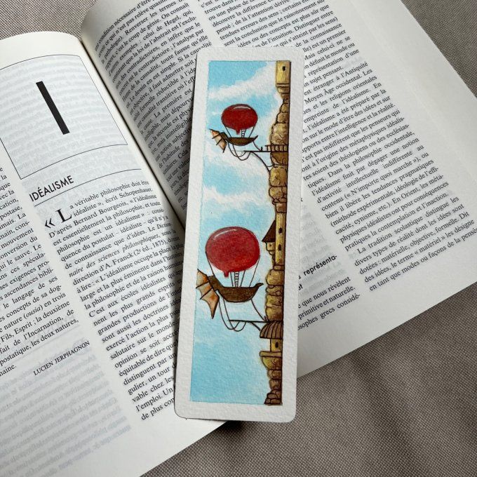 Marque pages Les ballons dirigeables 