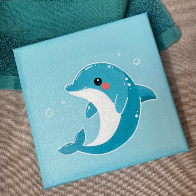 Tableau pour enfant - Dauphin