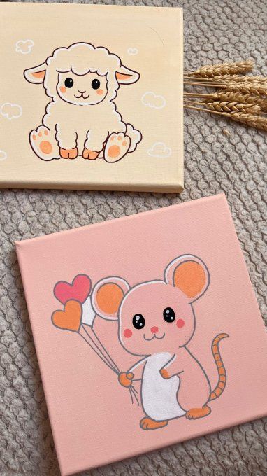 Tableau pour enfant - Souris
