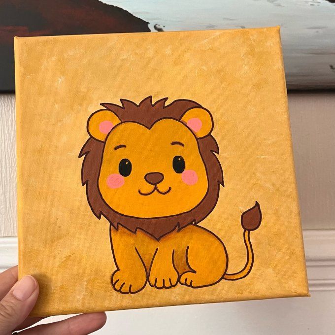 Tableau pour enfant - Lion