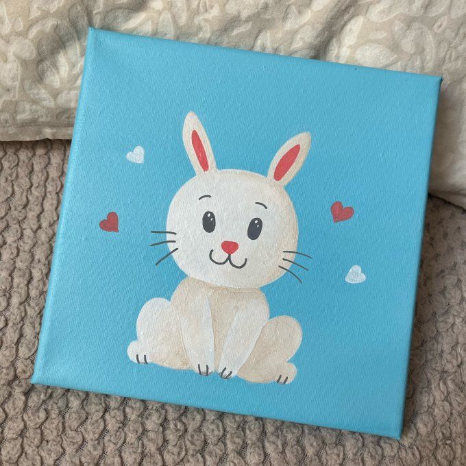 Tableau pour enfant - Lapin - Copie