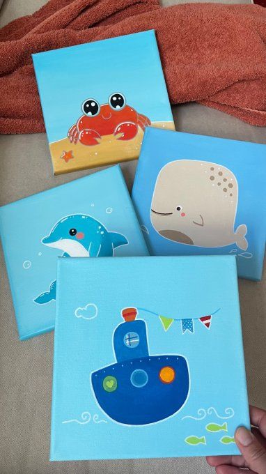 Tableau pour enfant - Bateau