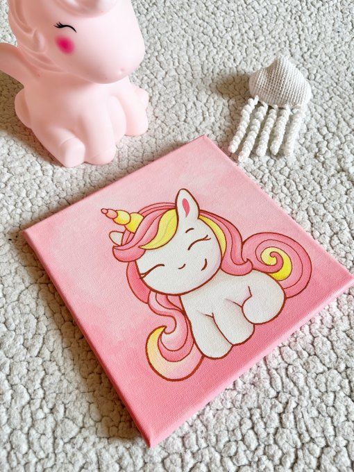 Tableau pour enfant - Licorne