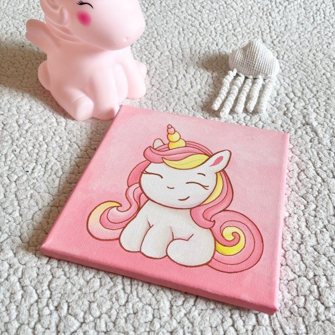 Tableau pour enfant - Licorne