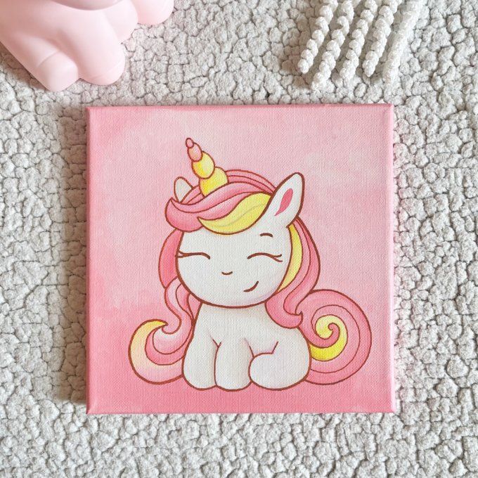 Tableau pour enfant - Licorne