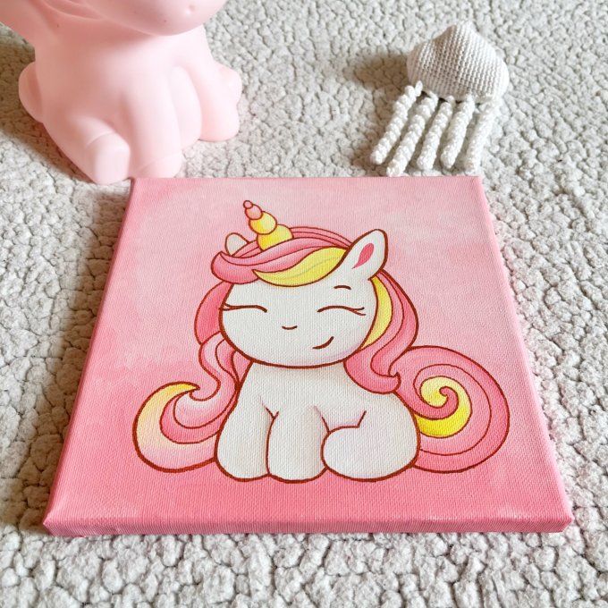Tableau pour enfant - Licorne