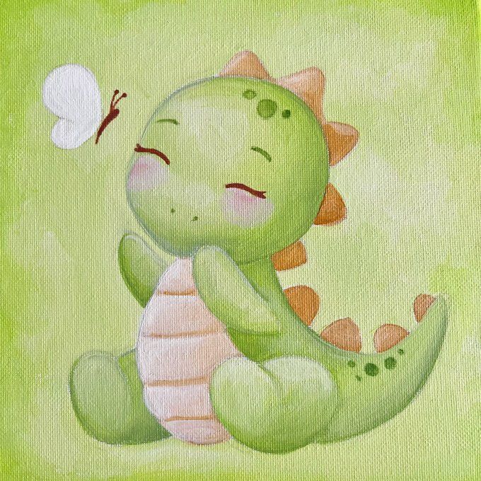 Tableau pour enfant - Dinosaure