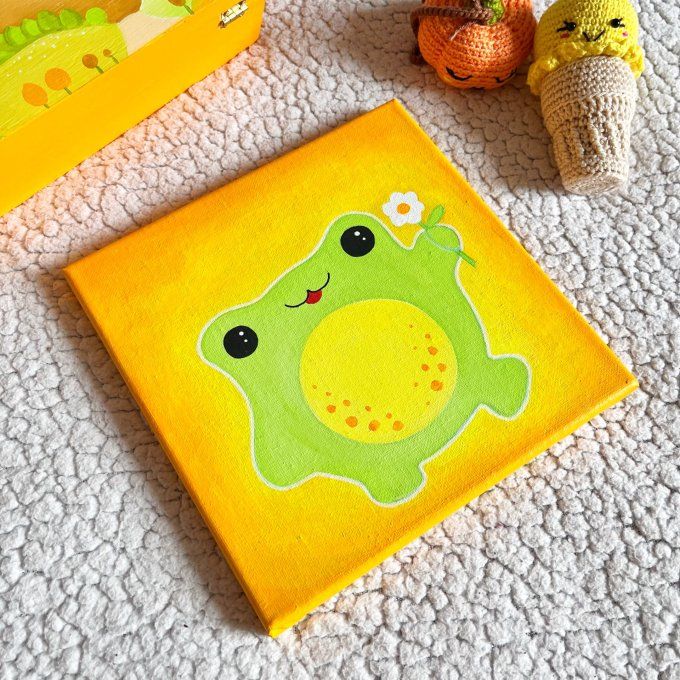 Tableau pour enfant - Grenouille