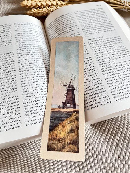 Marque pages Le moulin