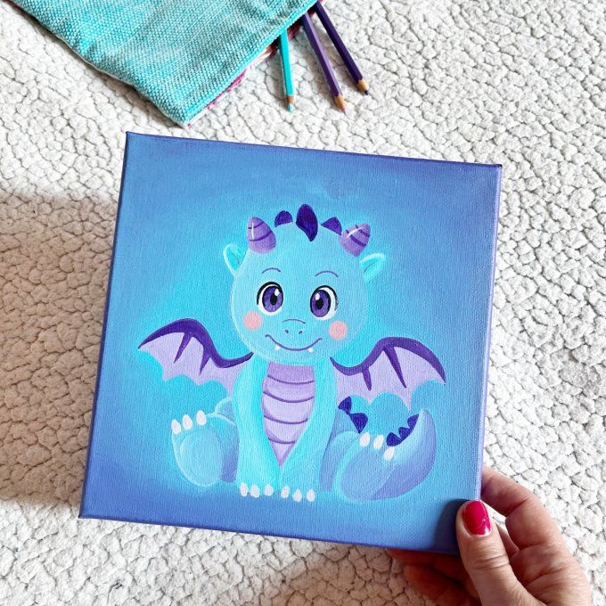 Tableau pour enfant - Dragon
