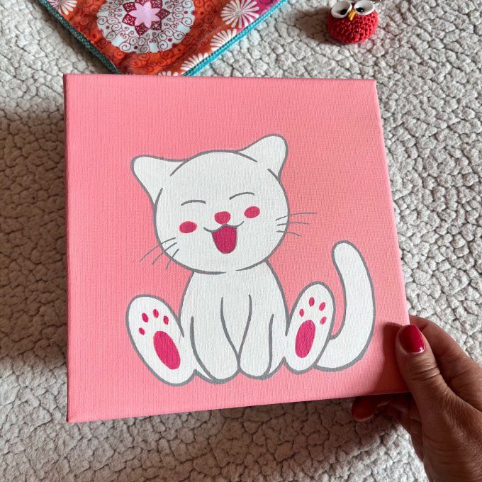 Tableau pour enfant - Petit chat