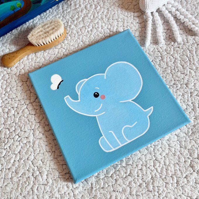 Tableau pour enfant - Eléphant