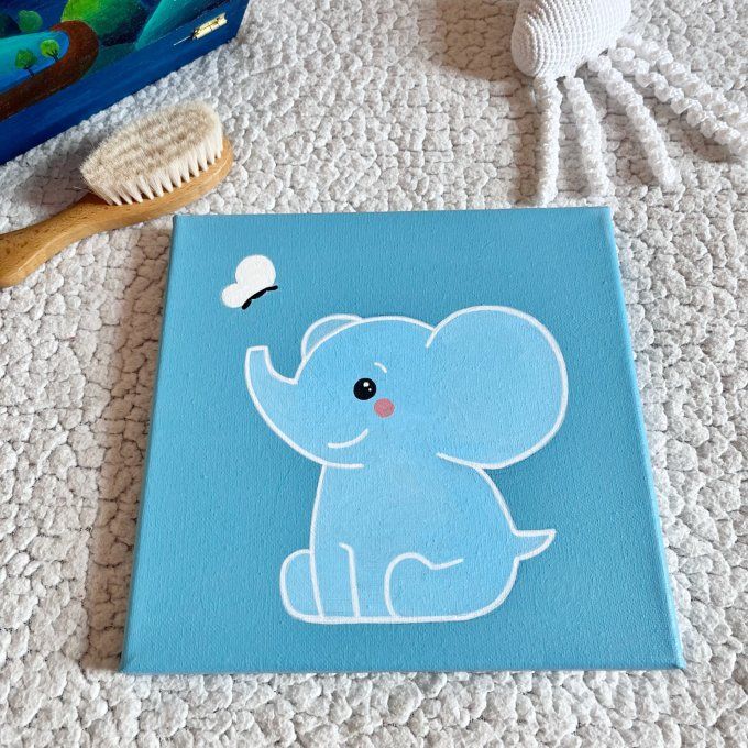 Tableau pour enfant - Eléphant