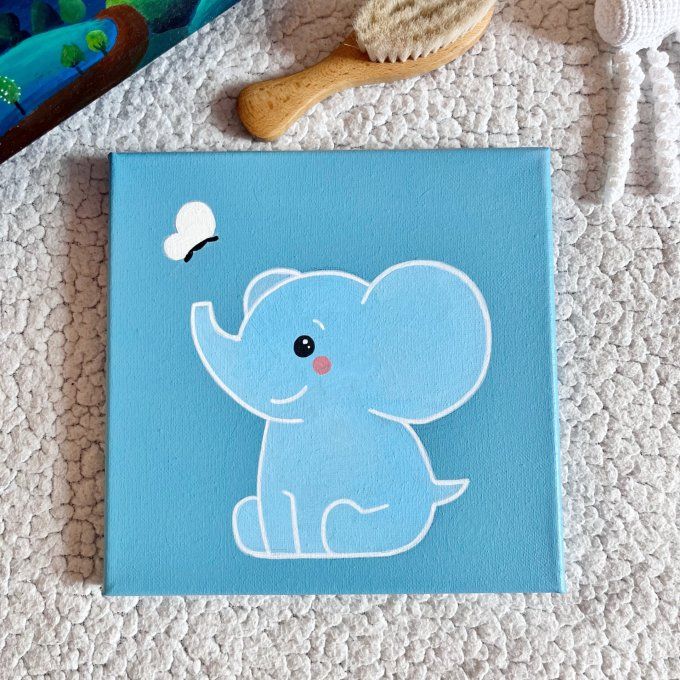 Tableau pour enfant - Eléphant