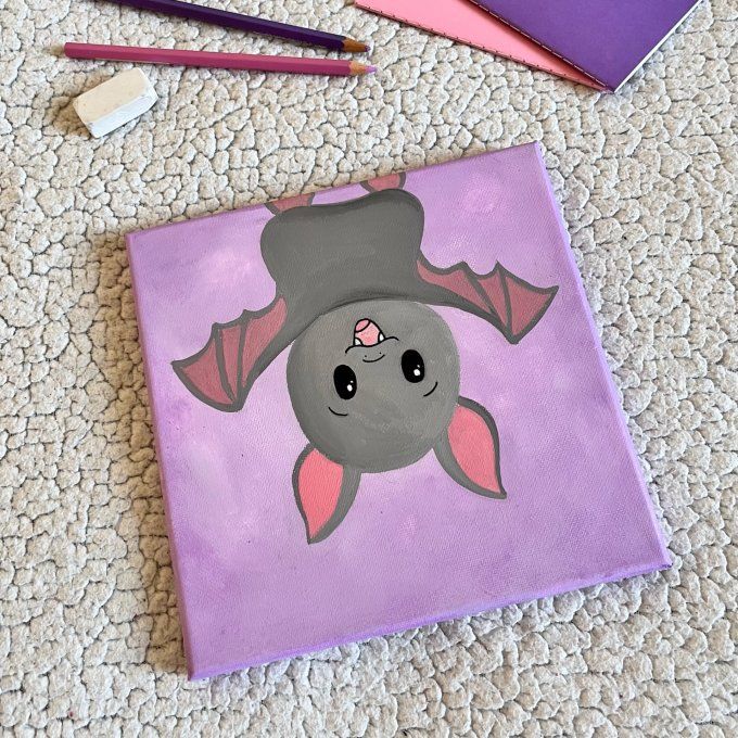 Tableau pour enfant - Chauve souris