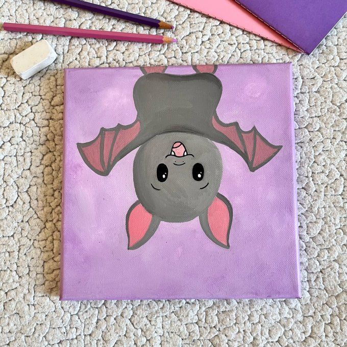 Tableau pour enfant - Chauve souris
