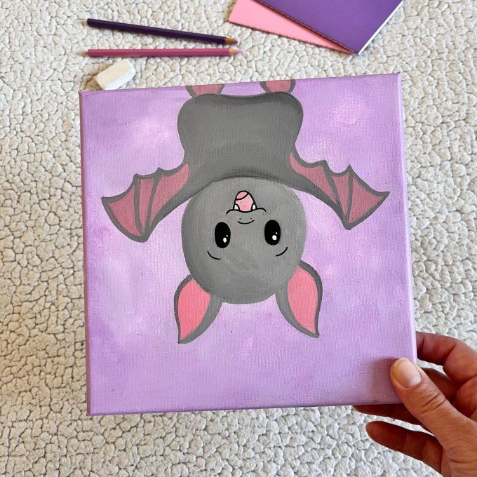Tableau pour enfant - Chauve souris
