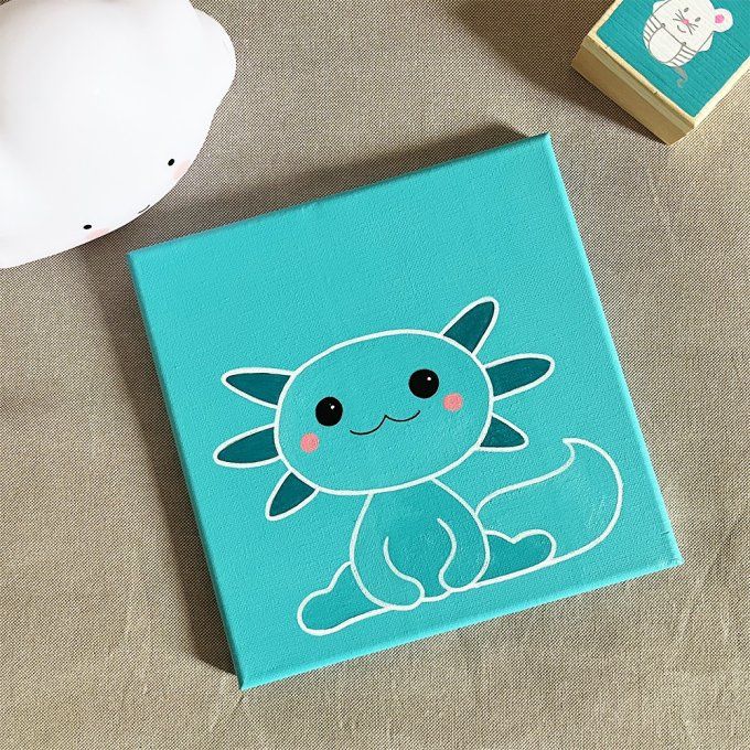 Tableau prénom Axolotl