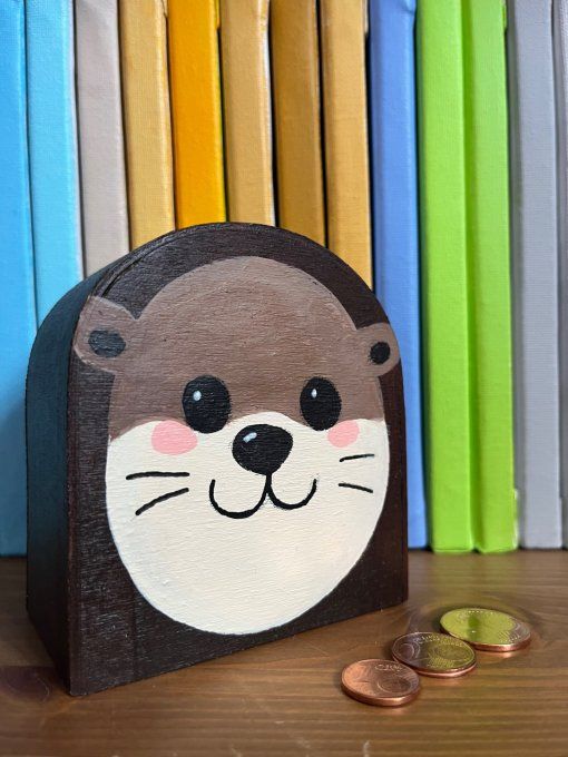 Tirelire enfant Loutre