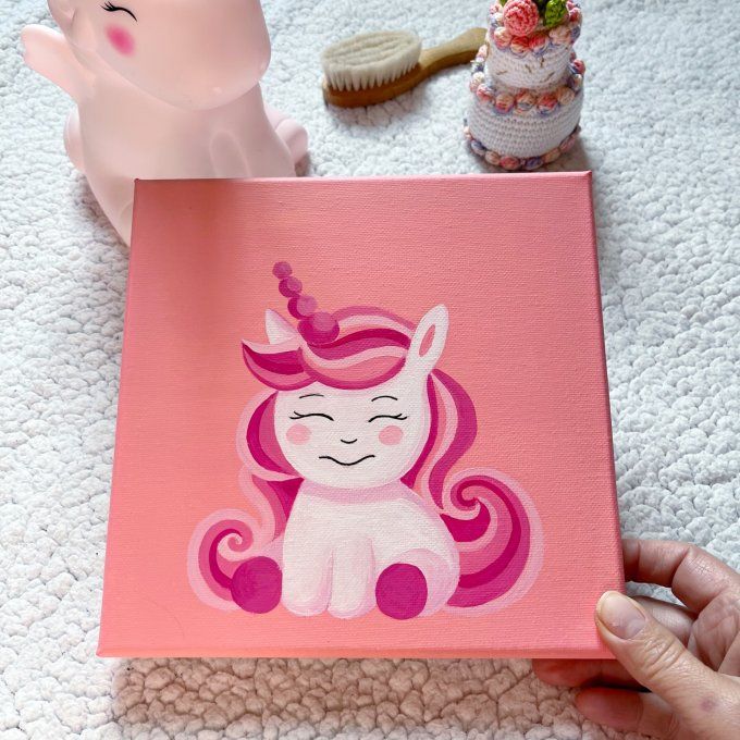 Tableau pour enfant - Licorne
