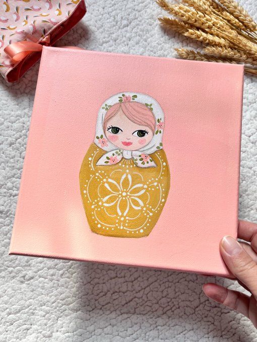 Tableau pour enfant - Matriochka 