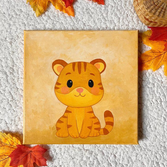 Tableau pour enfant - Tigre