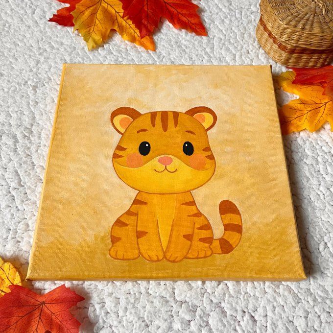Tableau pour enfant - Tigre