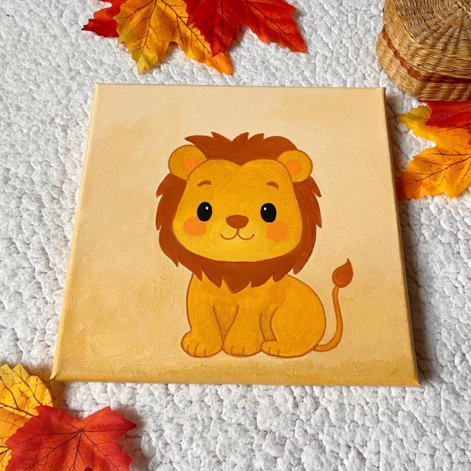 Tableau pour enfant - Lion