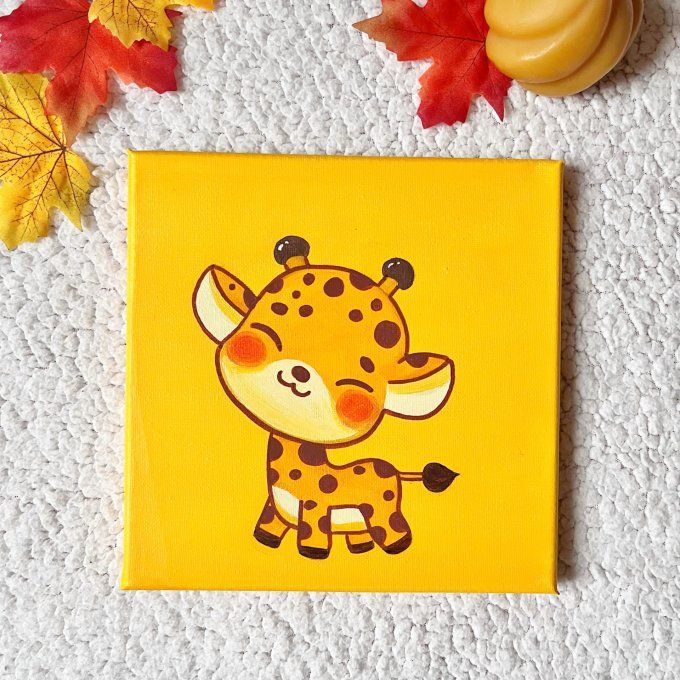 Tableau pour enfant - Girafe