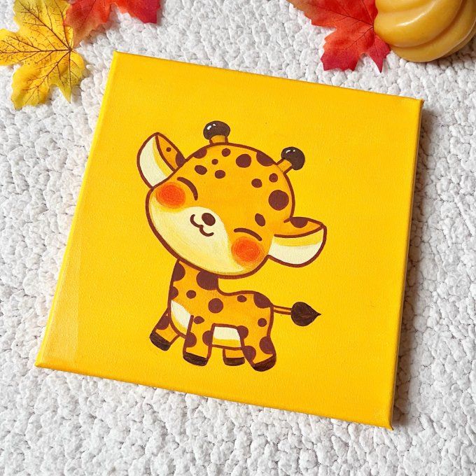 Tableau pour enfant - Girafe