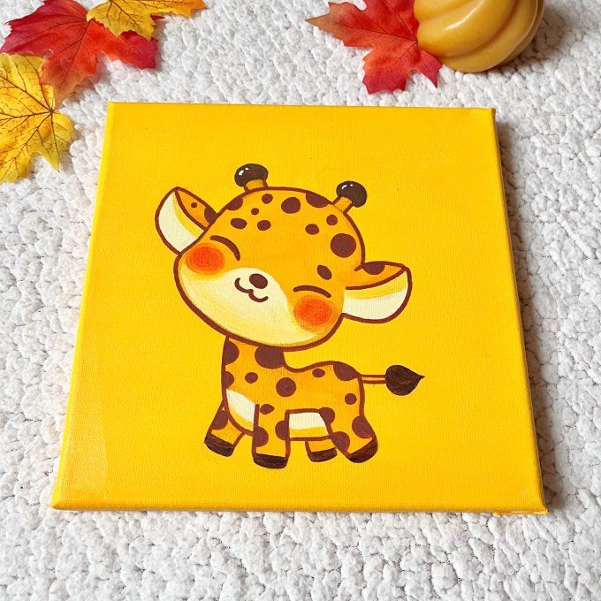 Tableau pour enfant - Girafe