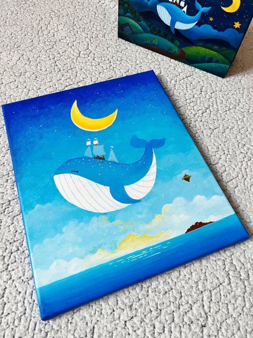 Tableau Dans la lune