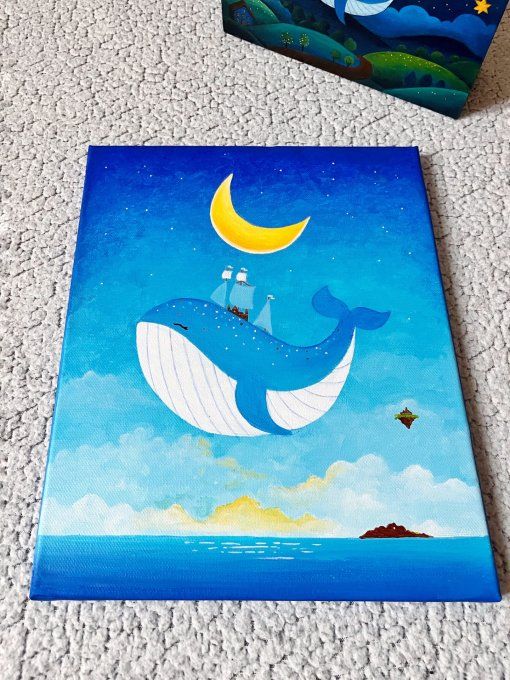 Tableau Dans la lune