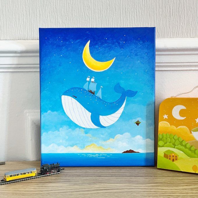 Tableau Dans la lune