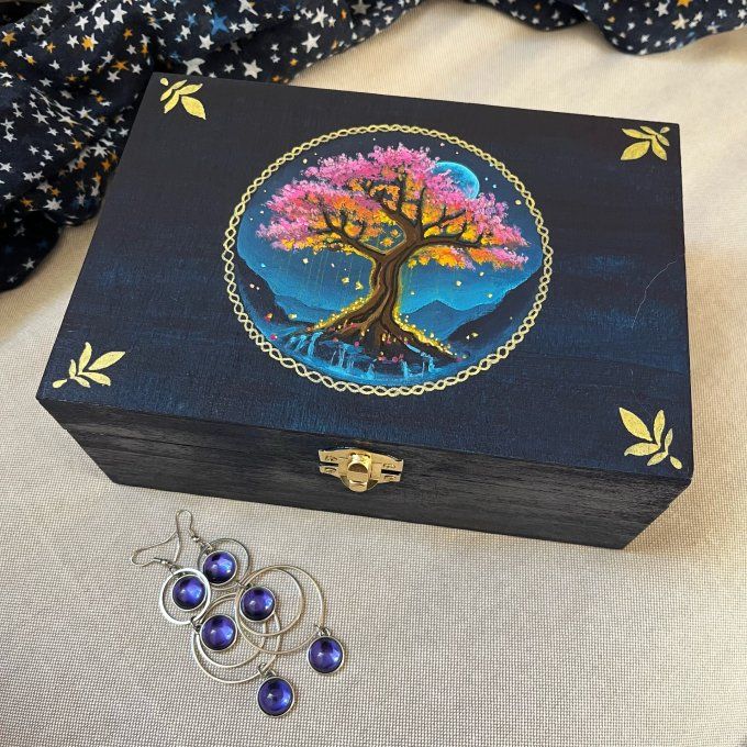 Boite à bijoux Arbre japonais