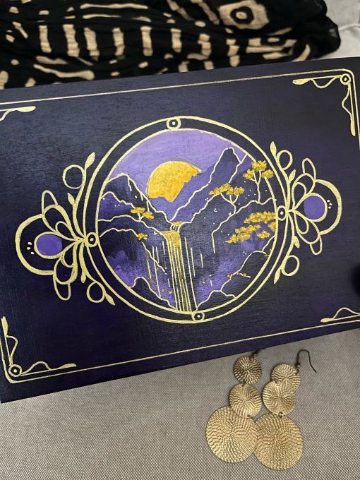 Boite à bijoux La cascade d'or