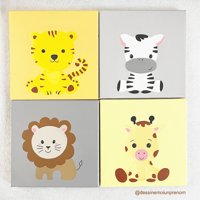 Tableau pour enfant - Petit chien
