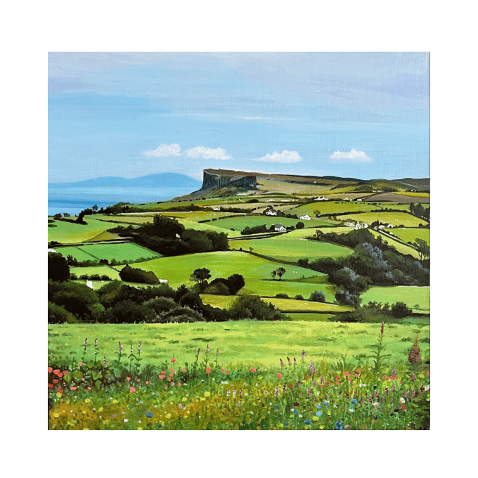 Tableau La falaise irlandaise