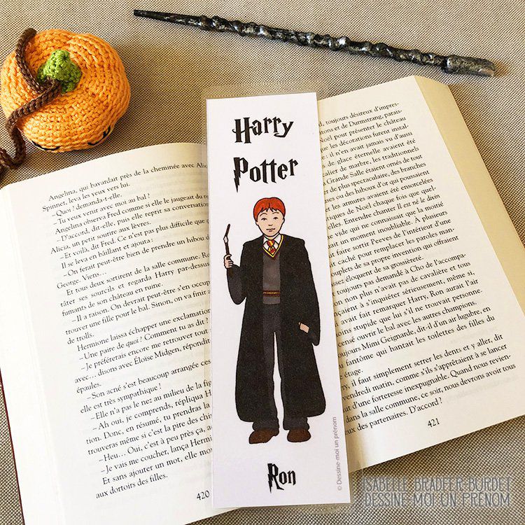 Marque page Harry Potter