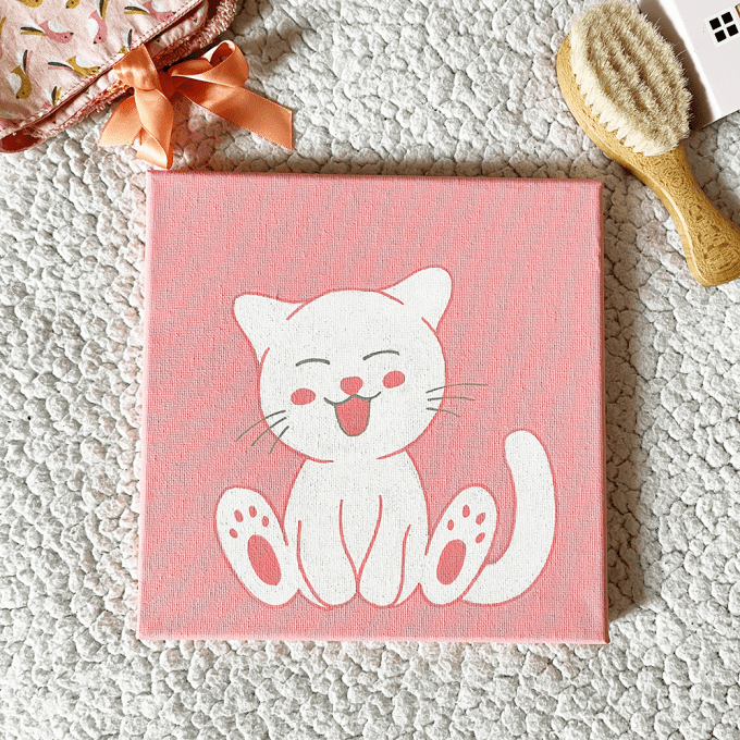 Tableau pour enfant - Petit chat