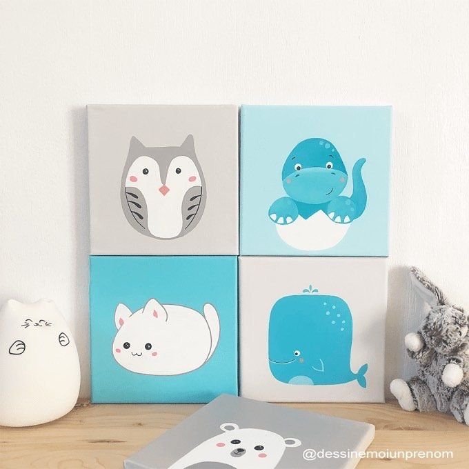 Tableau pour enfant - Eléphant