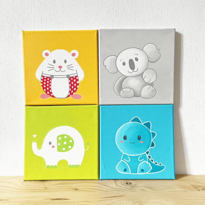 Tableau pour enfant - Hérisson